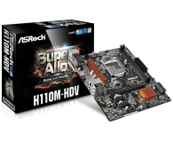 ASRock H110M-HDV (PCI-E DDR4) - 281090 - zdjęcie 1